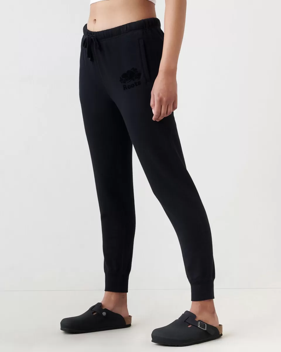 Roots Organic Original Slim Cuff Sweatpant Short (26 Inch Inseam) Clearance